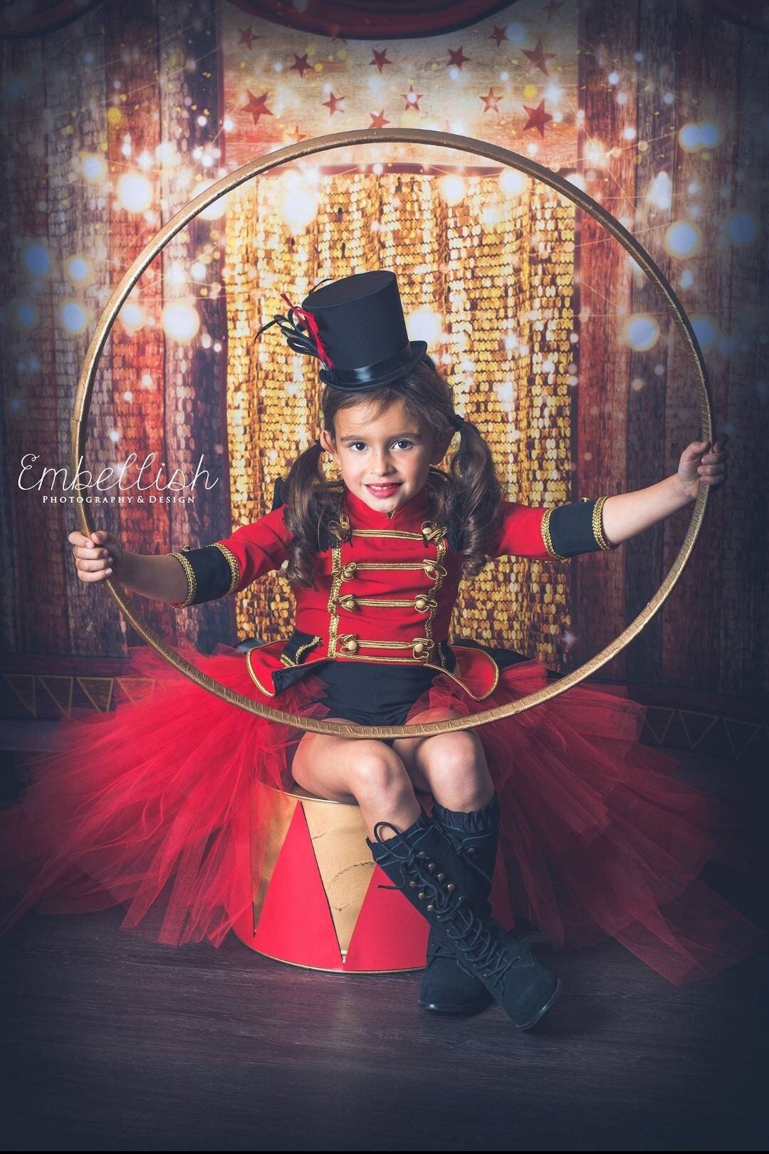 Disfraz de circo para niñas y niñas, disfraz de Halloween, fiesta de  cosplay, escenario