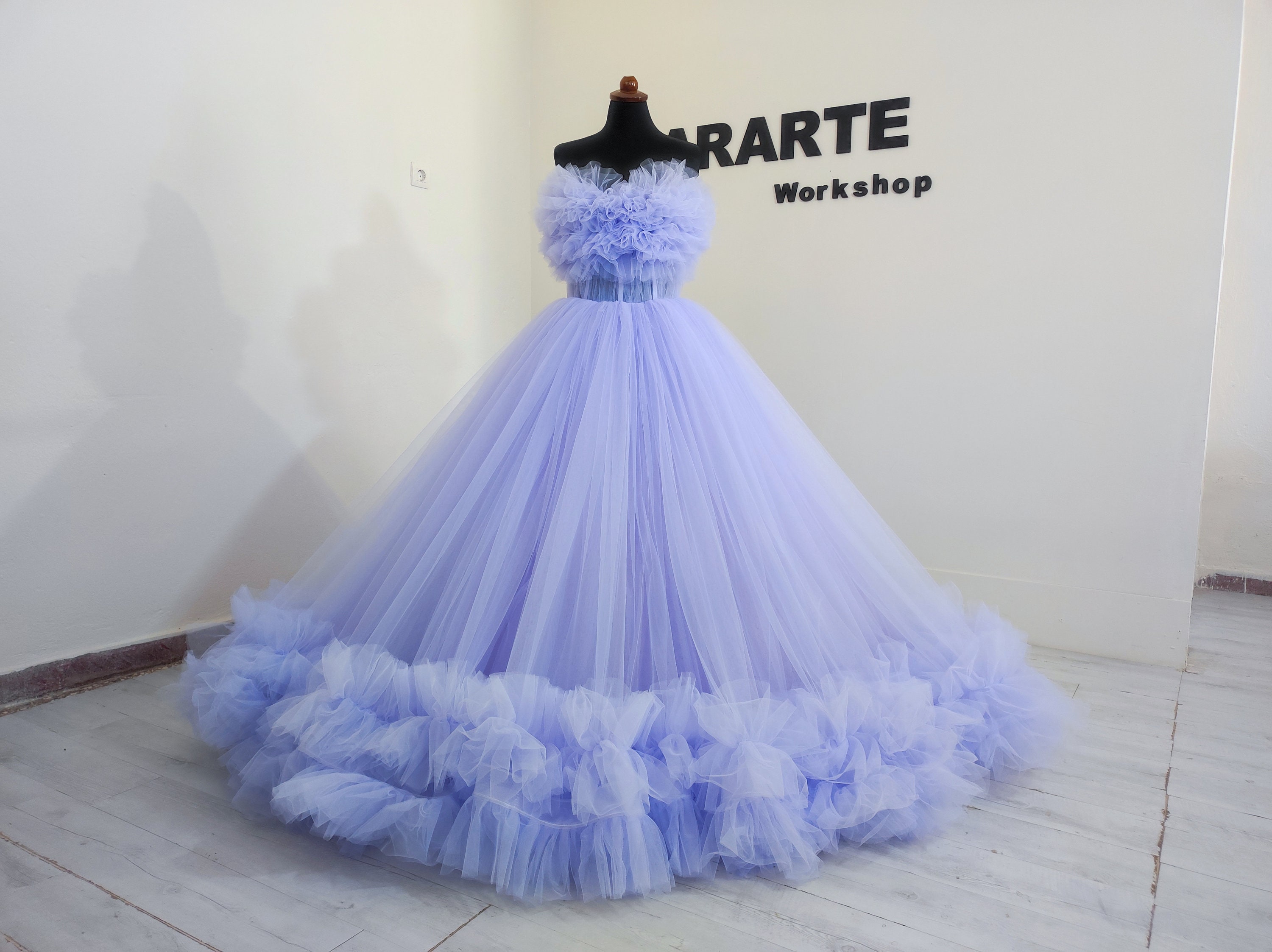 Tulle Dress,floor Length Ruffled Dress - Etsy Tulle Dress,floor Length Ruffled Dress - Etsy