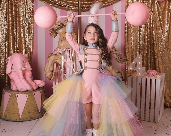 Traje de cascanueces de niña, traje de circo de niña, vestido de