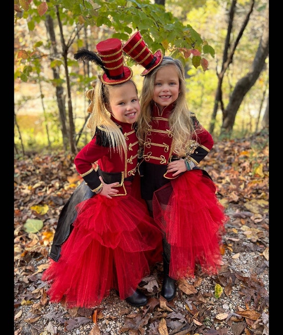 Traje de cascanueces de niña, traje de circo de niña, vestido de soldado,  vestido de circo de tutú, showoman -  España