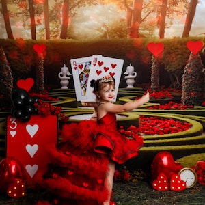 Vestido elegante para niñas, diseño alto y bajo para San Valentín.