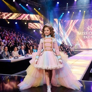Robe tutu casse-noisette, tenue pastel