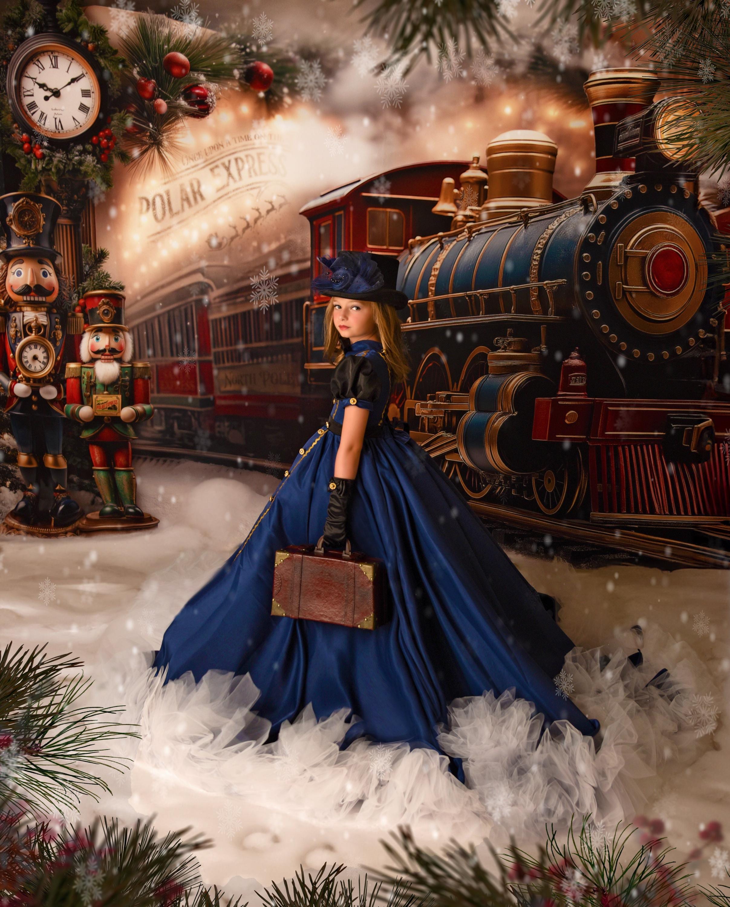 Girls Polar Express Dress