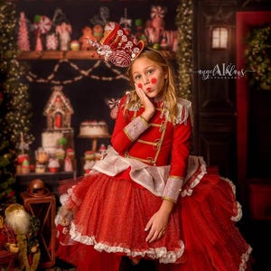 Red White Holiday Nutcracker Outfit