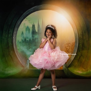 Galinda the Good Witch Inspired Pink Tulle Dress | Whimsical Fairy Tale Costume | Perfect for Halloween & Cosplay