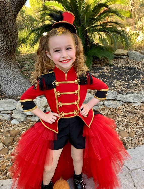 Traje de cascanueces de niña, traje de circo de niña, vestido de soldado,  vestido de circo tutú, showwoman -  México