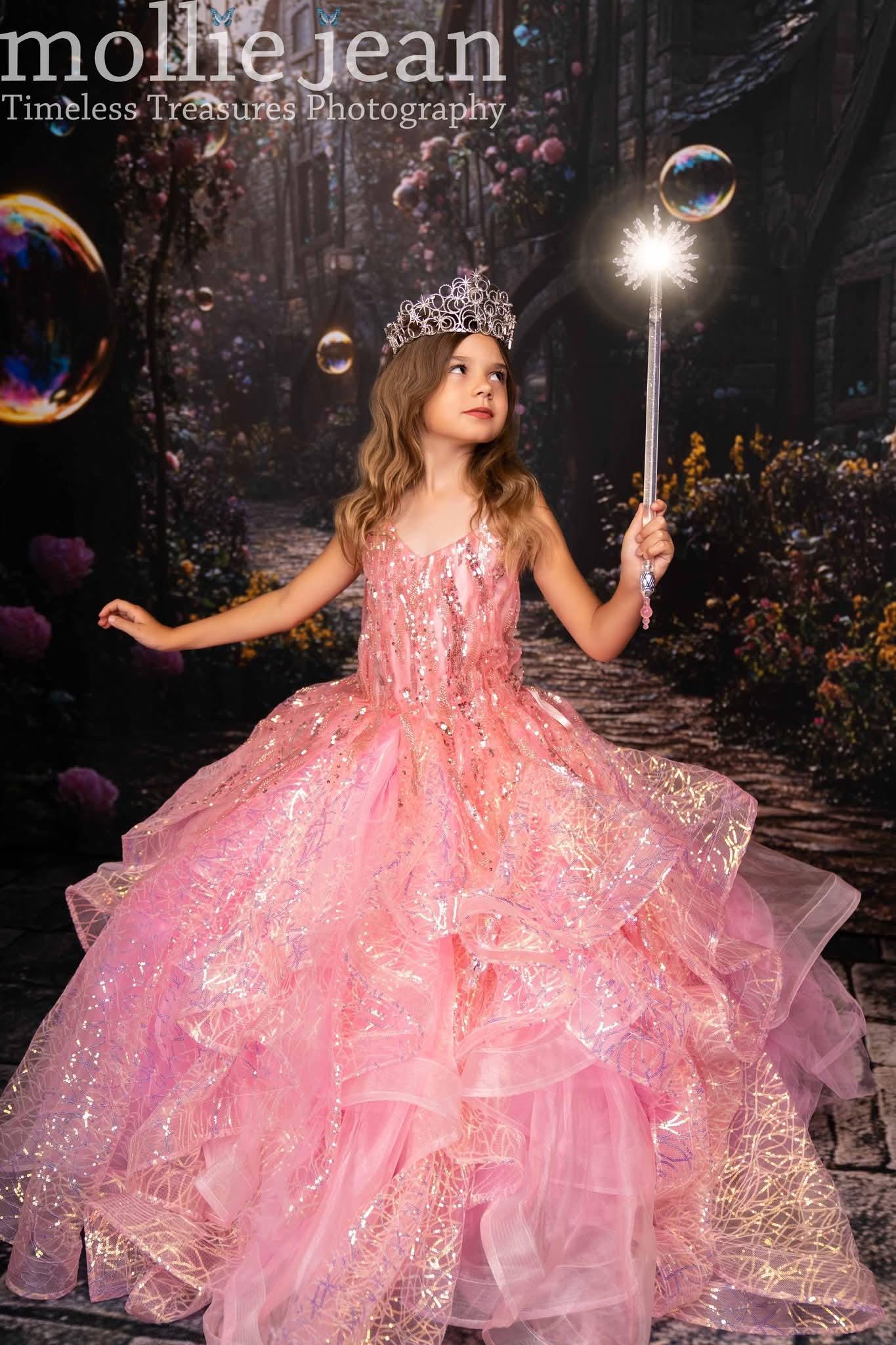 light pink glinda dress Wicked 2024 Glinda Cosplay Costume Glynda Upland Dress Earings Clown Pink Takerlama