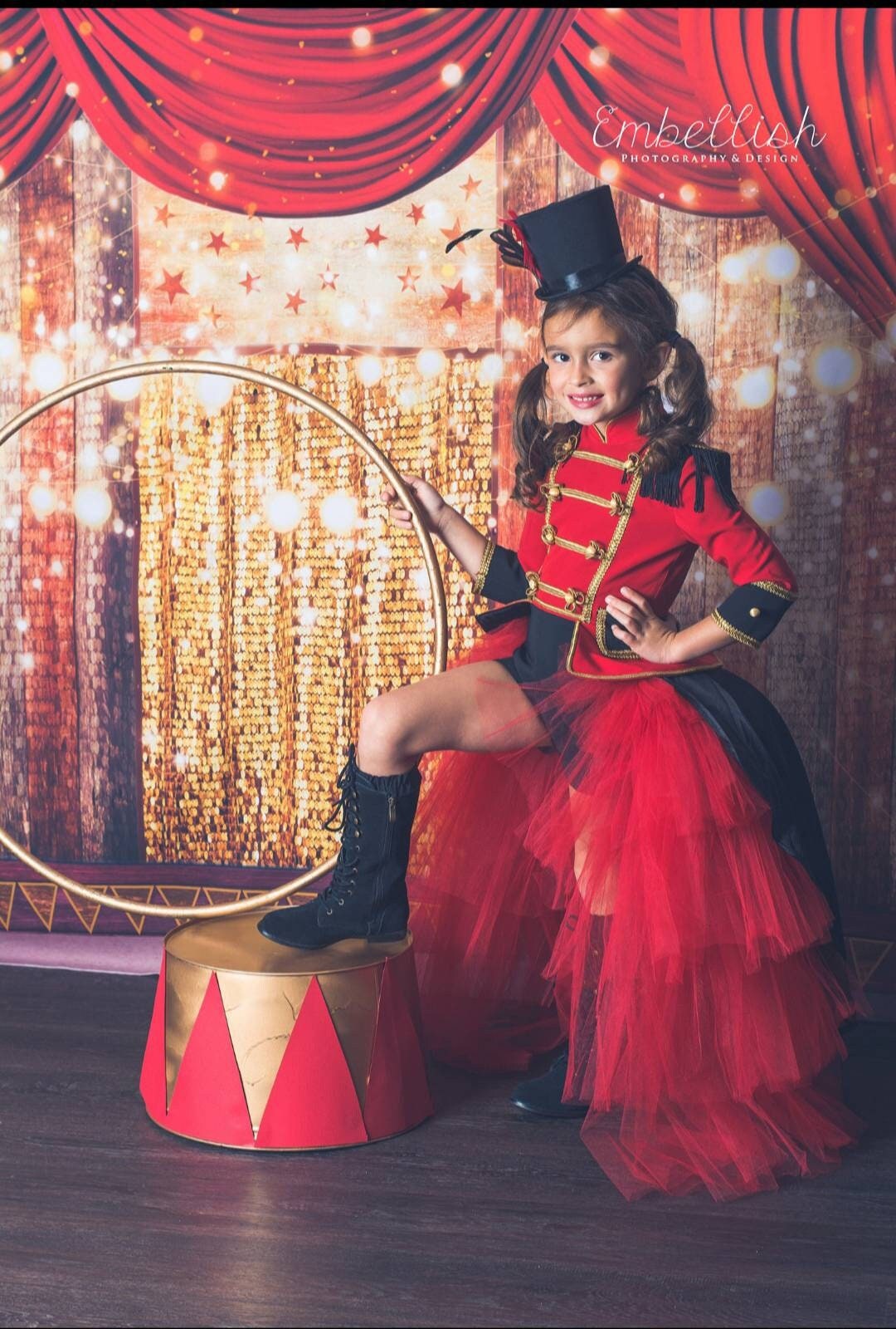 Traje de cascanueces de niña, traje de circo de niña, vestido de soldado,  vestido de circo de tutú, showoman -  México