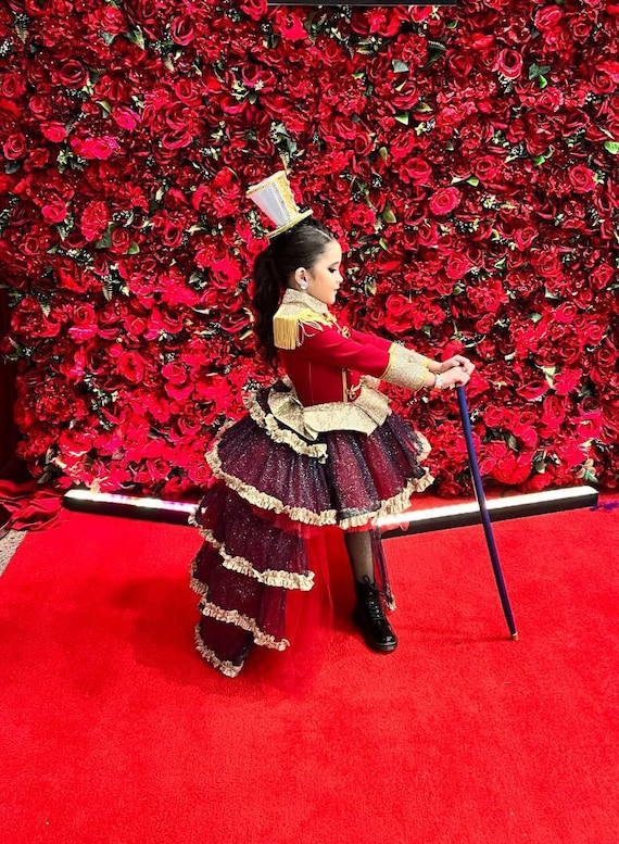 Traje de cascanueces de niña, traje de circo de niña, vestido de