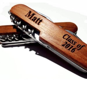 Graduation Pocket Knife Class of 2021 2022 Commencement Gift Graduation Present High School College University image 5