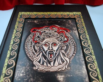 Carnet de croquis de la déesse Méduse, journal magique, objet occulte du livre des ombres