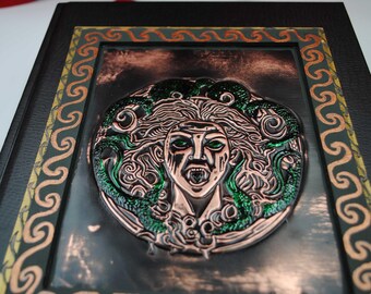 Carnet de croquis de la déesse Méduse, journal magique, objet occulte du livre des ombres