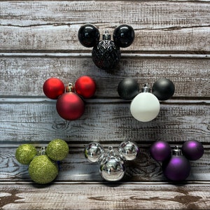 Handmade Mouse Inspired Ornaments, Hanging Decoration, Christmas Tree Decor