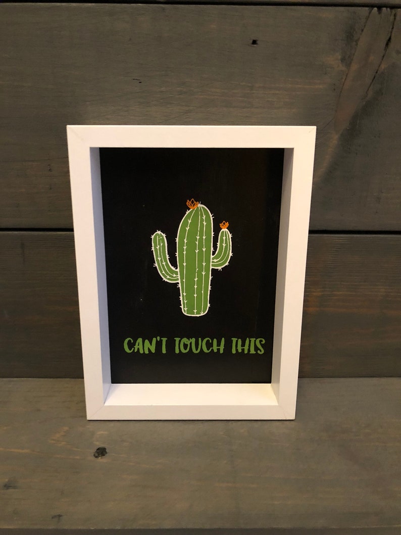 Chalkboard Cactus Frame