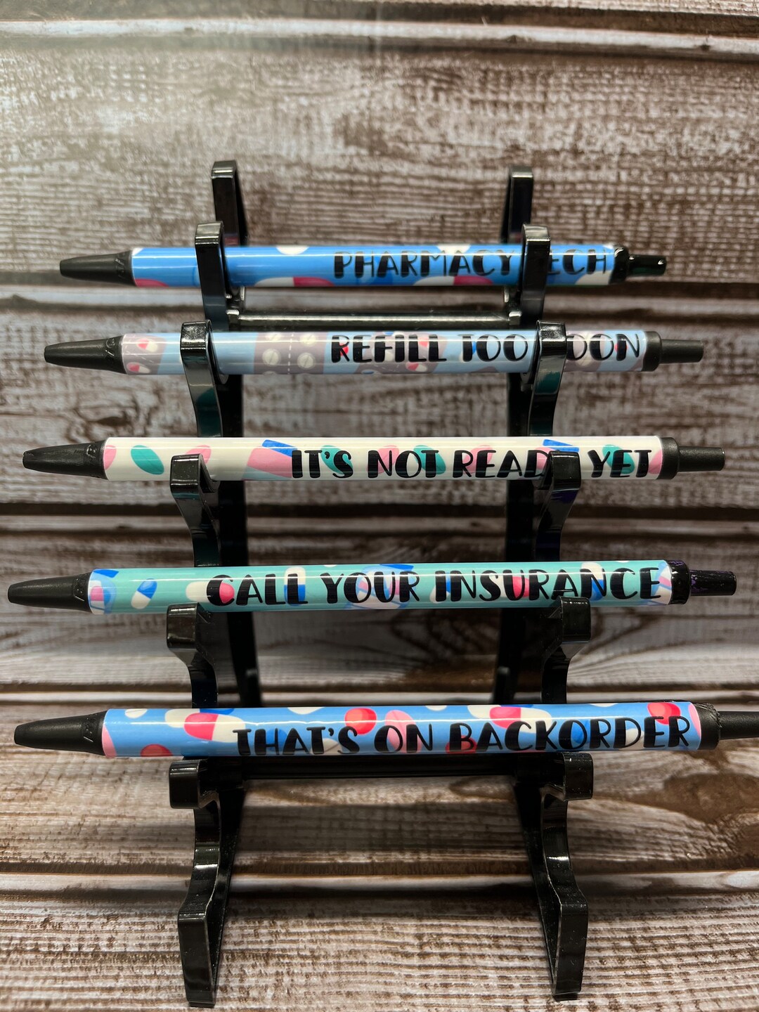 Handmade Pharmacy Tech Pens, Prescription-styled Pens, Medical Gift - Etsy