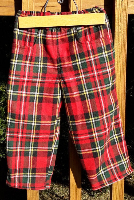 18 MONTHSWool checker plaid pants