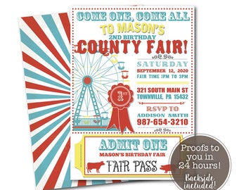 Country Fair Party | Etsy