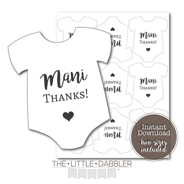 Mani Thanks - Etsy