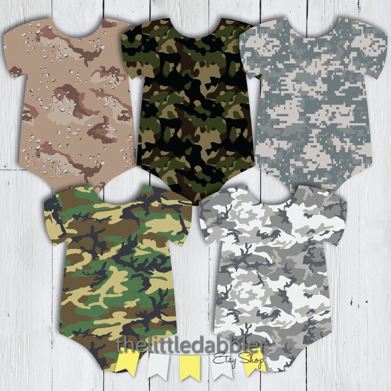 Printable Camo Onesie Youngster Shower Banner - Miltary Armed service or Seeking Topic Youngster Shower Banner - PDF PNG Information image relating to Camo Printable identify Printable Camo Onesie Boy or girl Shower Banner - Miltary Armed service or Seeking Topic Kid Shower Banner - PDF PNG Documents