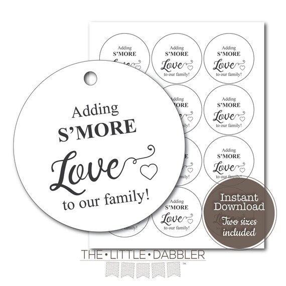 adding-s-more-love-to-our-family-printable-round-circle-etsy