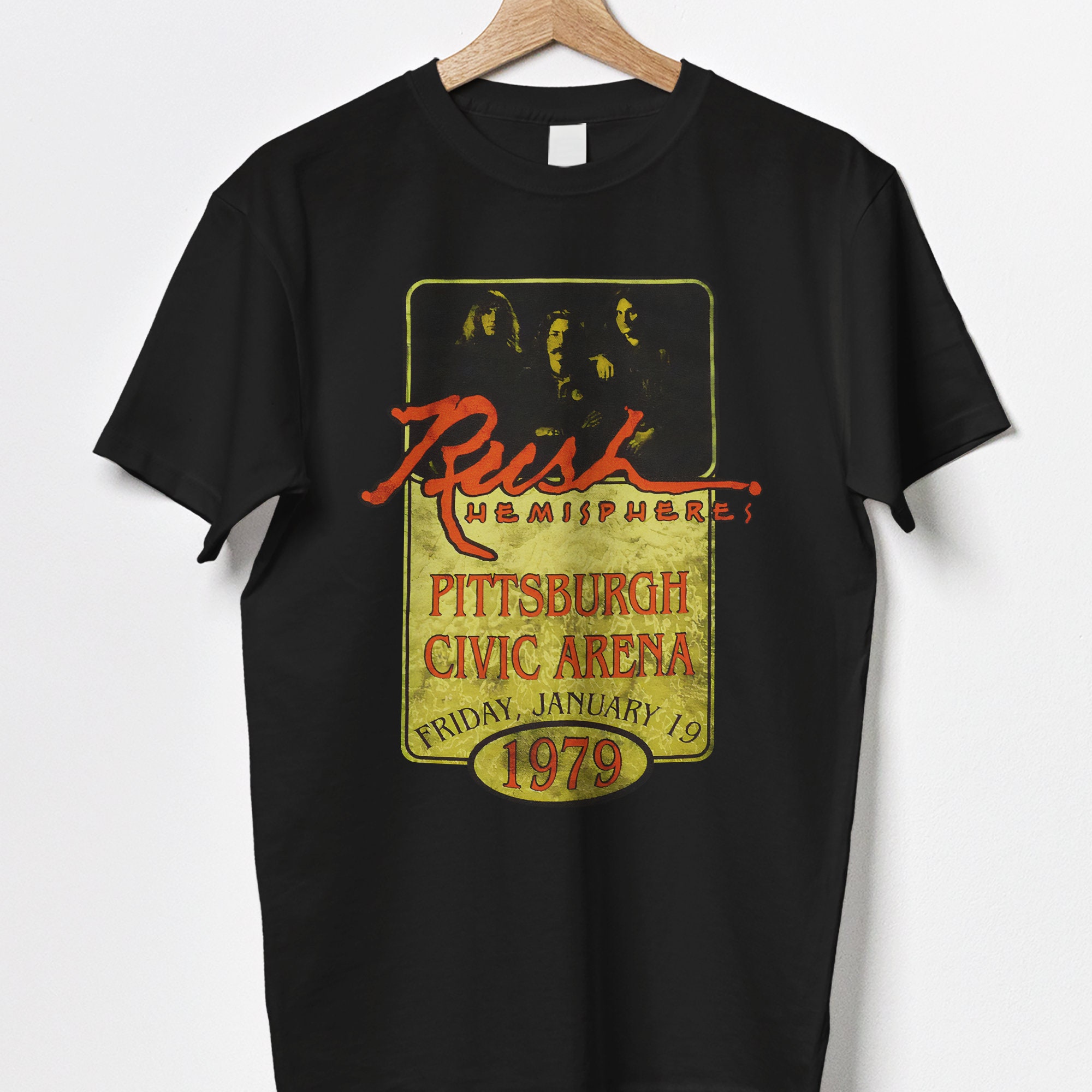 Discover Rush Rock Music Band Hemispheres Nice Tshirt