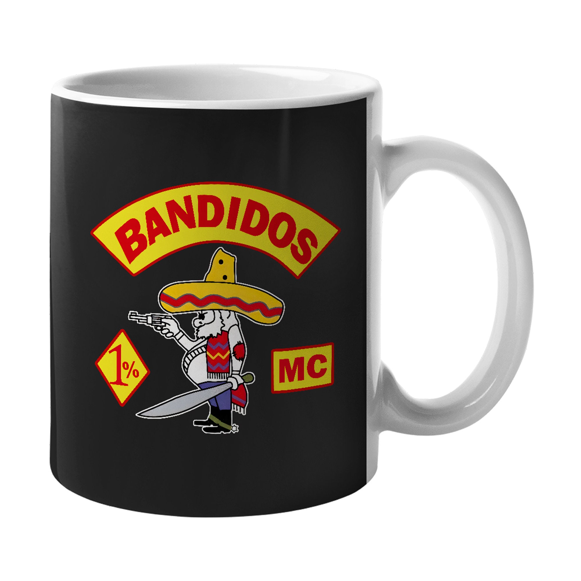 Discover Bandidos Motorcycle Club Mug Motorcycle Coffee Mug Biker Club Coffee Cup Gift for Biker