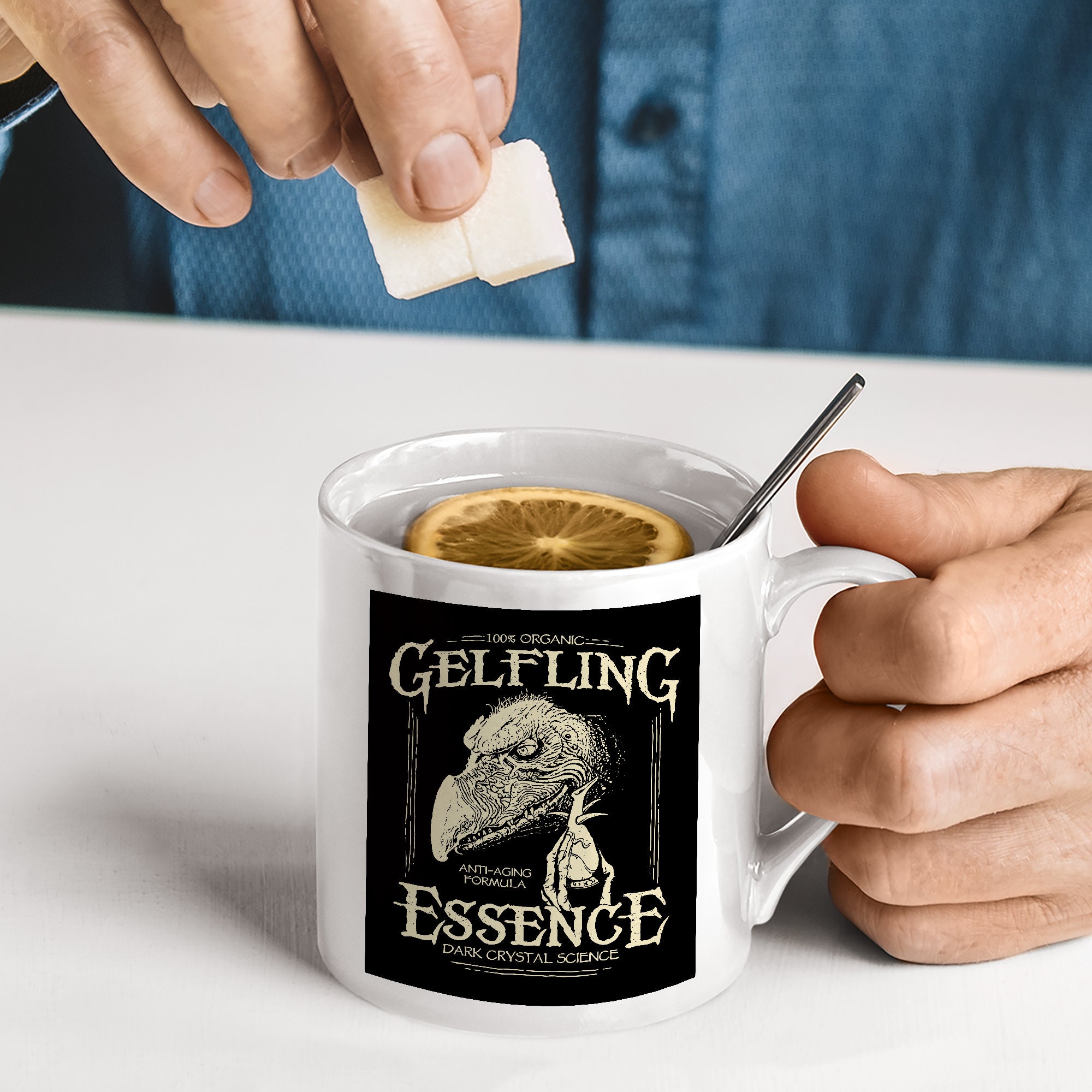 Gelfling Essence Mug The Dark Crystal Science fantasy Coffee Mug