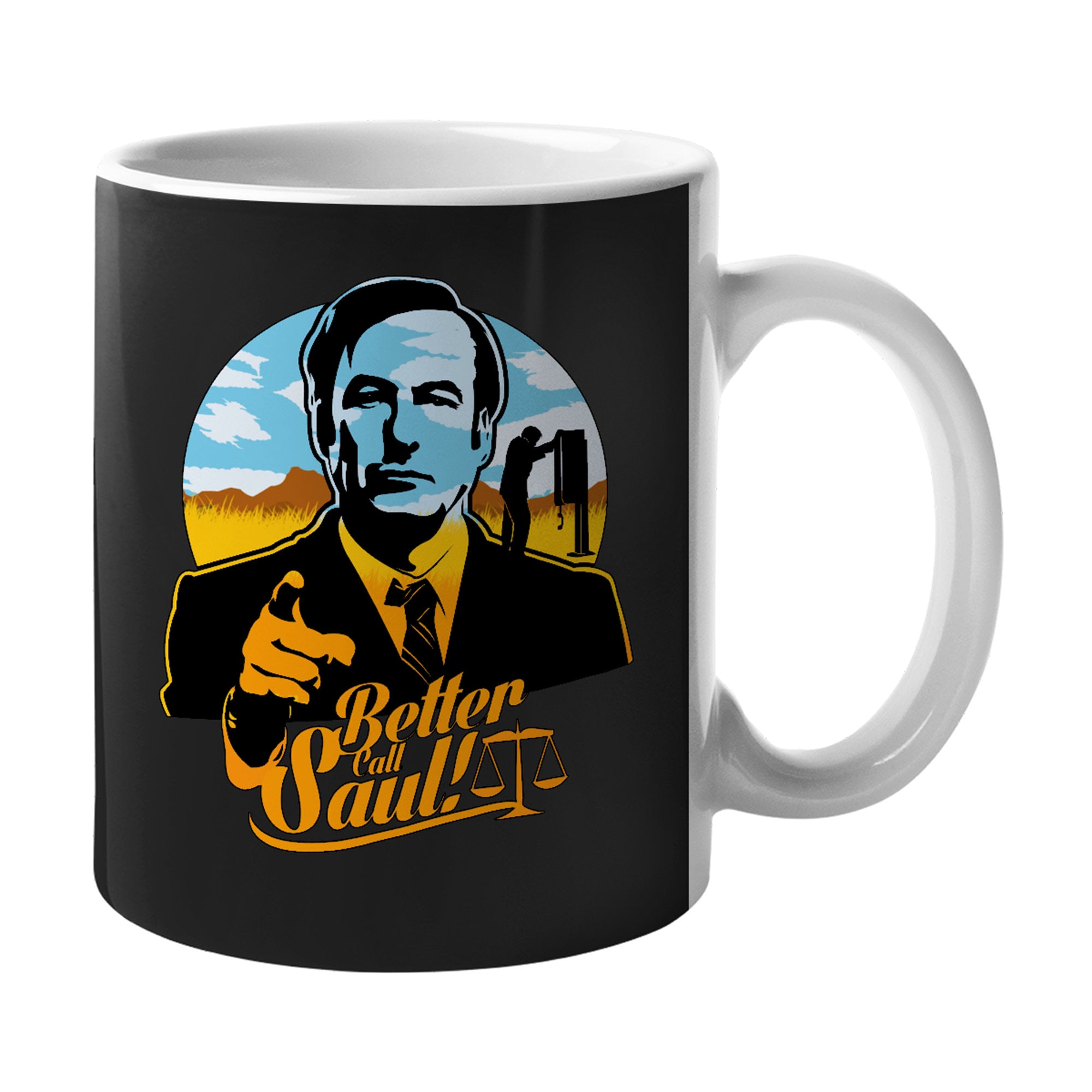Better Call Saul Retro Mug Funny Coffee Mug - Deny Everything Cup