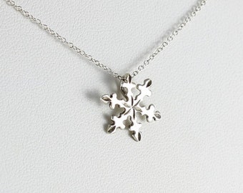 Sterling Silver Snowflake Pendant Only No chain