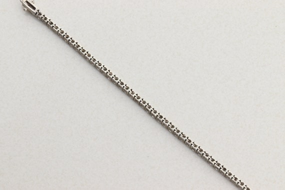 Sterling Silver Cubic Zirconia Tennis Bracelet 7 … - image 9