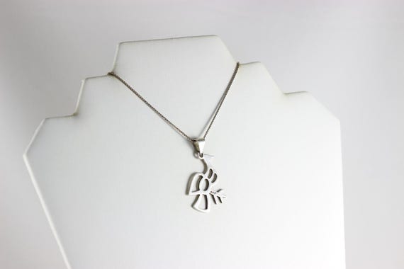 Sterling Silver Dove Pendant - image 1