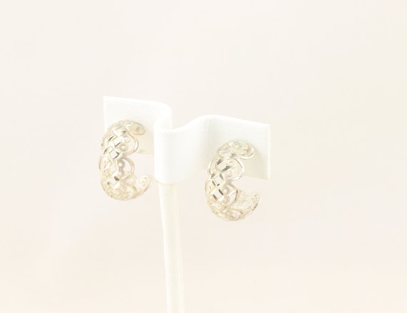 Sterling Silver Hoop Earrings - image 6
