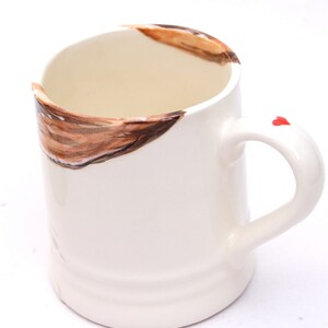 hare mug, hand painted image 4