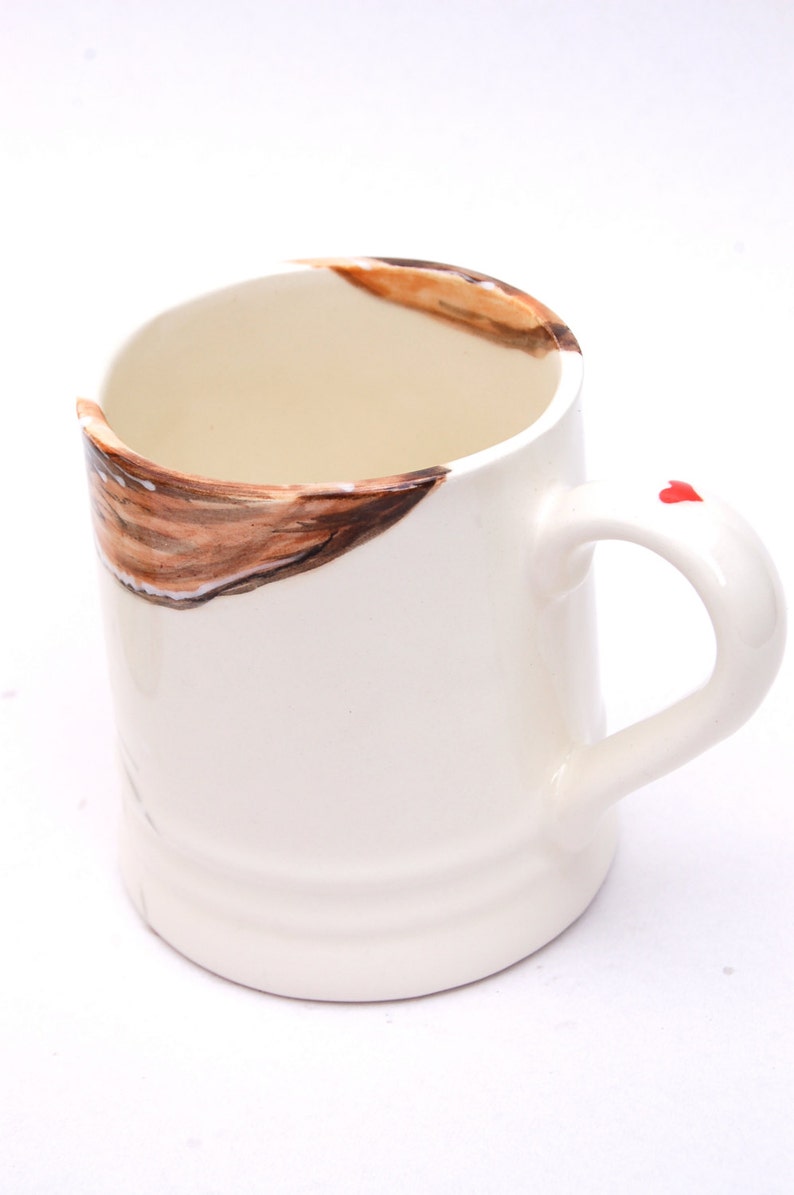 hare mug, hand painted image 4