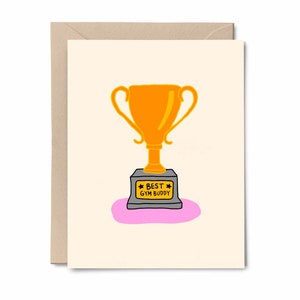 Mejor Gym Buddy Card / Crossfit Gift / Halterofilia