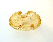 Mid Century Ashtray Murano Italian Art Glass Candy Dish