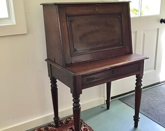 Antique Secretary Desk Etsy