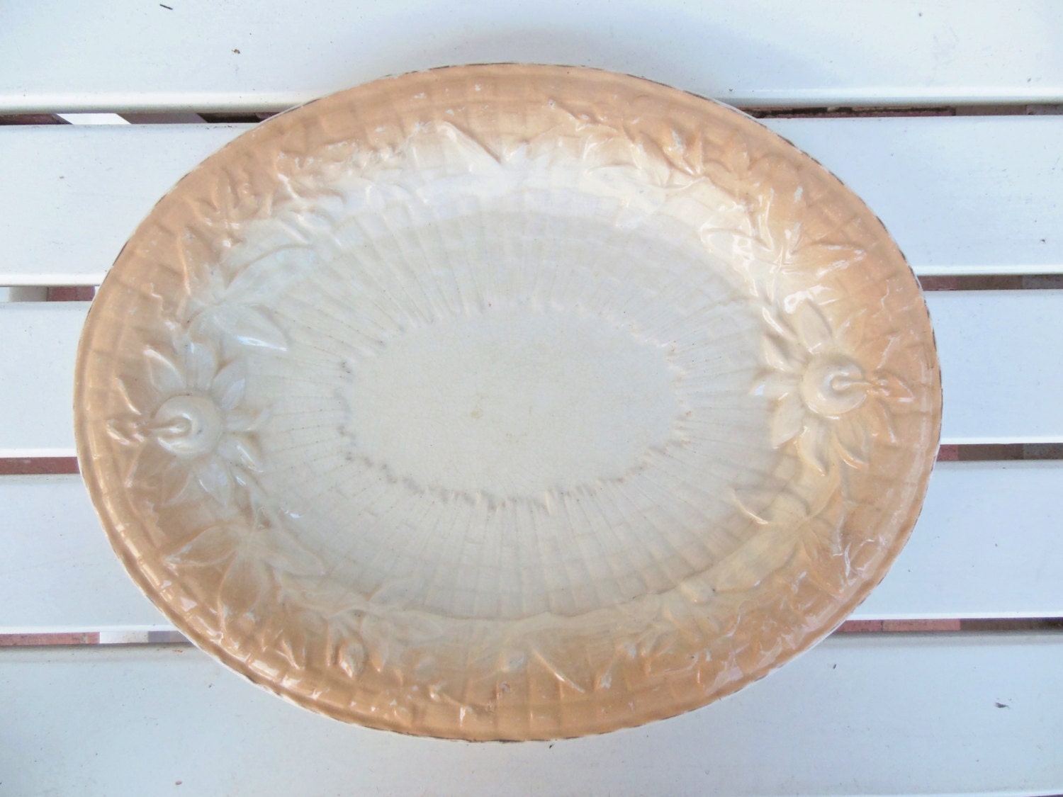 Serving Platter Deco Pottery | Etsy