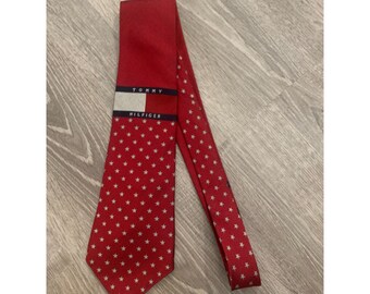 Great to Wear to Work on the Fourth of July. Vintage Tommy Hilfiger SILK United States Flag Tie