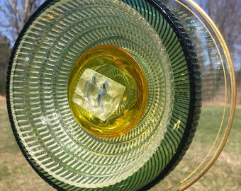 arte del jardín de cristal, flores de vidrio de ciclo, arte del jardín de flores de vidrio vintage, regalo de cumpleaños, regalo del día de la madre, flores de primavera