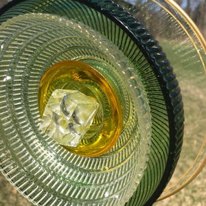 art de jardin en verre, fleurs en verre à cycle élevé, art de jardin de fleur de verre cru, cadeau danniversaire, cadeau de jour de mère, fleurs de printemps image 2