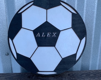 3D Mandala Soccer Ball: Wall Decor or Build It Yourself Kit *FREE Shipping