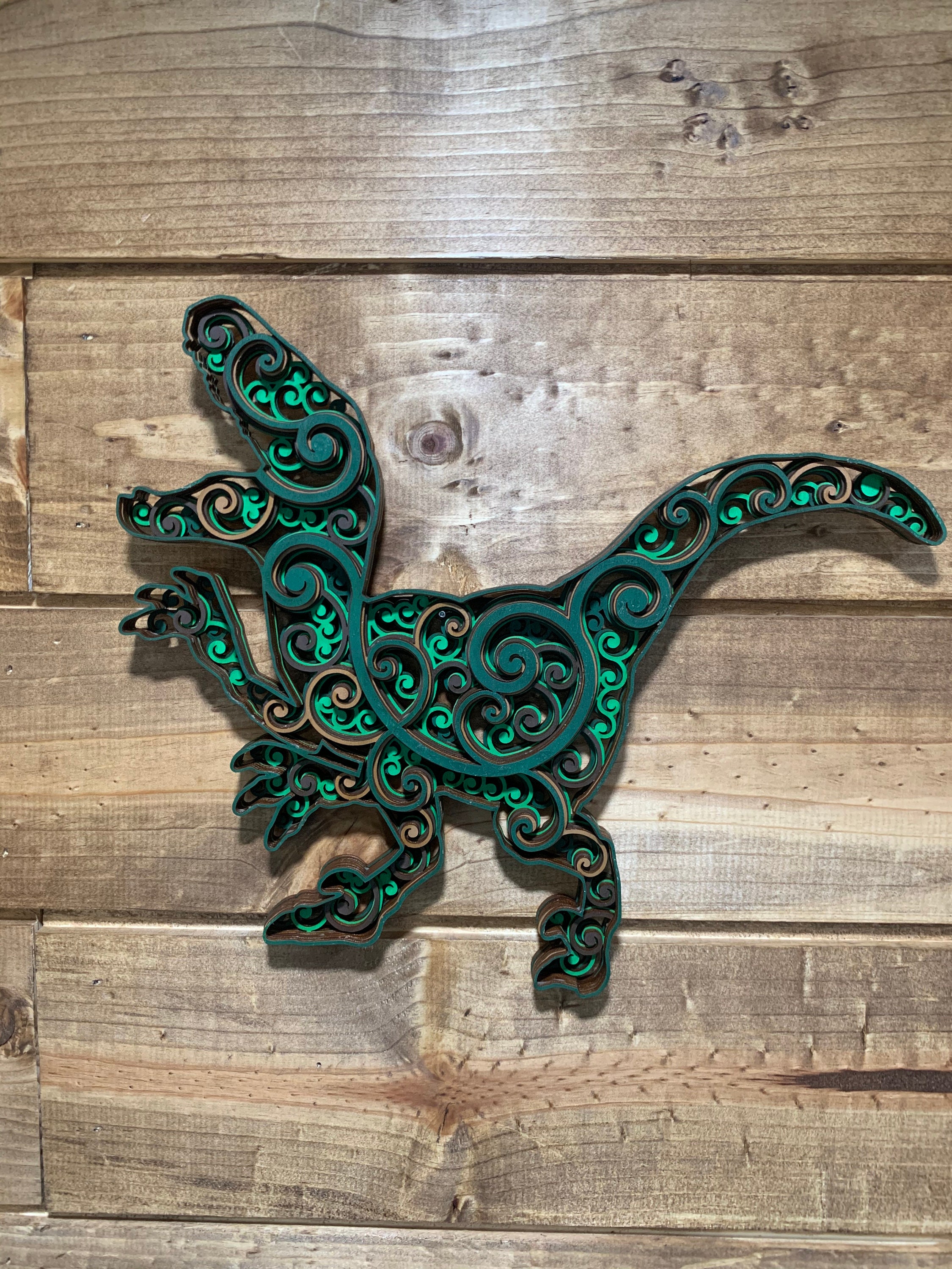 Mandala Raptor 3d Mandala Raptor: Wall Decor or Build It Yourself Kit *FREE Shipping ...