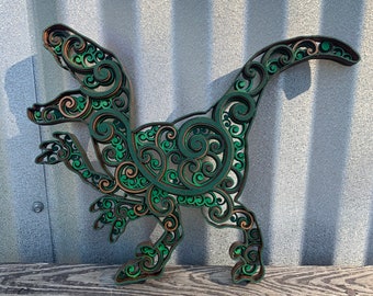 3d Mandala Raptor: Wall Decor or Build It Yourself Kit  *FREE Shipping