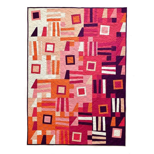 Modern Quilt Pattern - Etsy UK