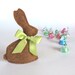 Reviewed by Inactive reviewed SCENTED Milk Chocolate Easter Bunny, Felt Easter Bunny with Satin Bow -- felt food, Easter basket, Chocolate Bunny, children's tea set, gift