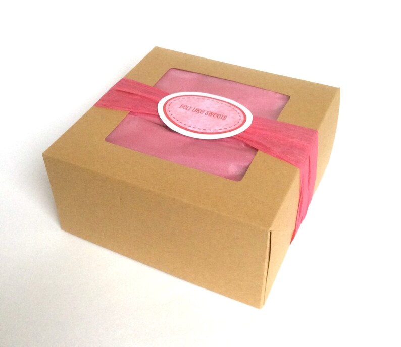 Valentine's Day gift for girl Felt Cupcake Tea Set  felt image 4