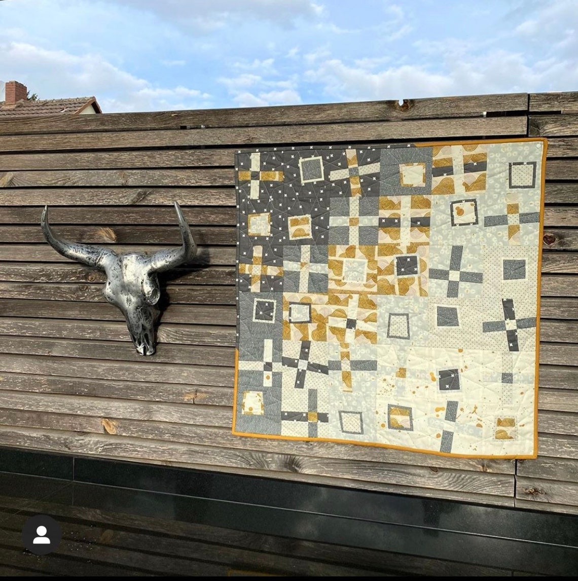 Modern Quilt Pattern Crooked Crosses and Bent Boxes a Etsy Australia