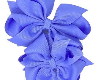 Iris hair bow, hair bow for girls, boutique hair clip, gifts for girls, birthday hair bow, big hair bow