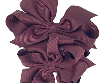 Raisin hair bow, hair bow for girls, boutique hair clip, gifts for girls, birthday hair bow, big hair bow